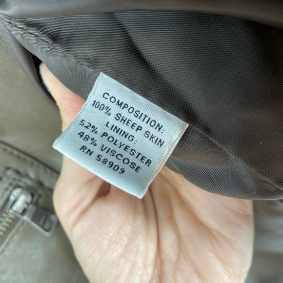 Murano Collezione sheepskin bomber jacket - Picture 5 of 6